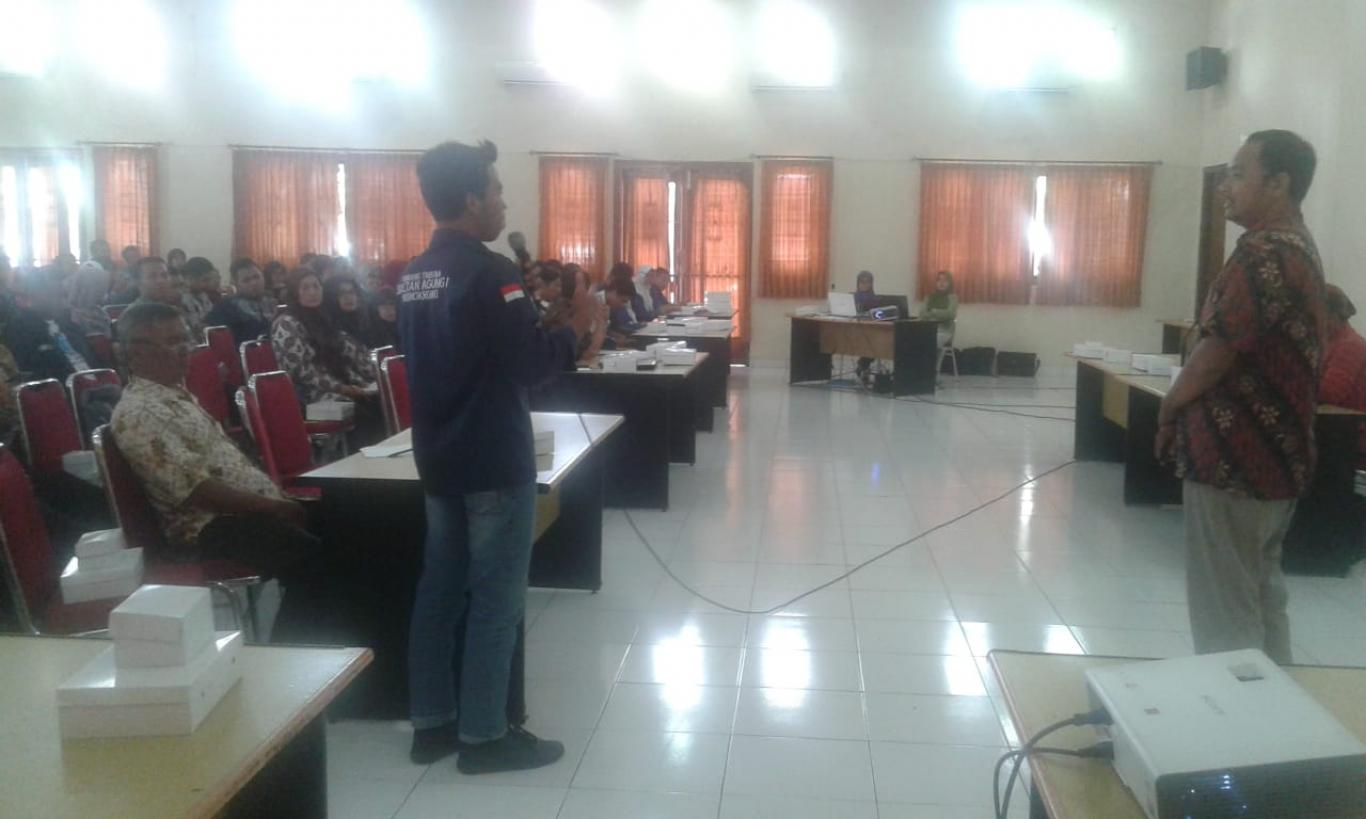 Karang Taruna Sultan Agung I Desa Wonokromo mengikuti Sosialisasi Lomba VLOG Dinas Kesehatan Bantul 